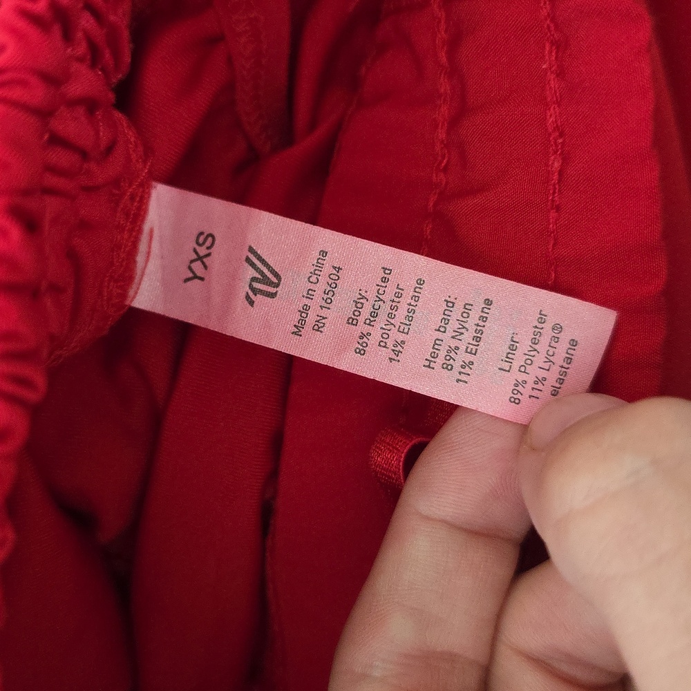 Varsity Red Cheer Shorts In Kids Size YXS EUC - Picture 6 of 7